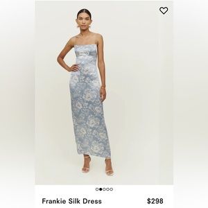 REFORMATION FRANKIE SILK DRESS (altered)